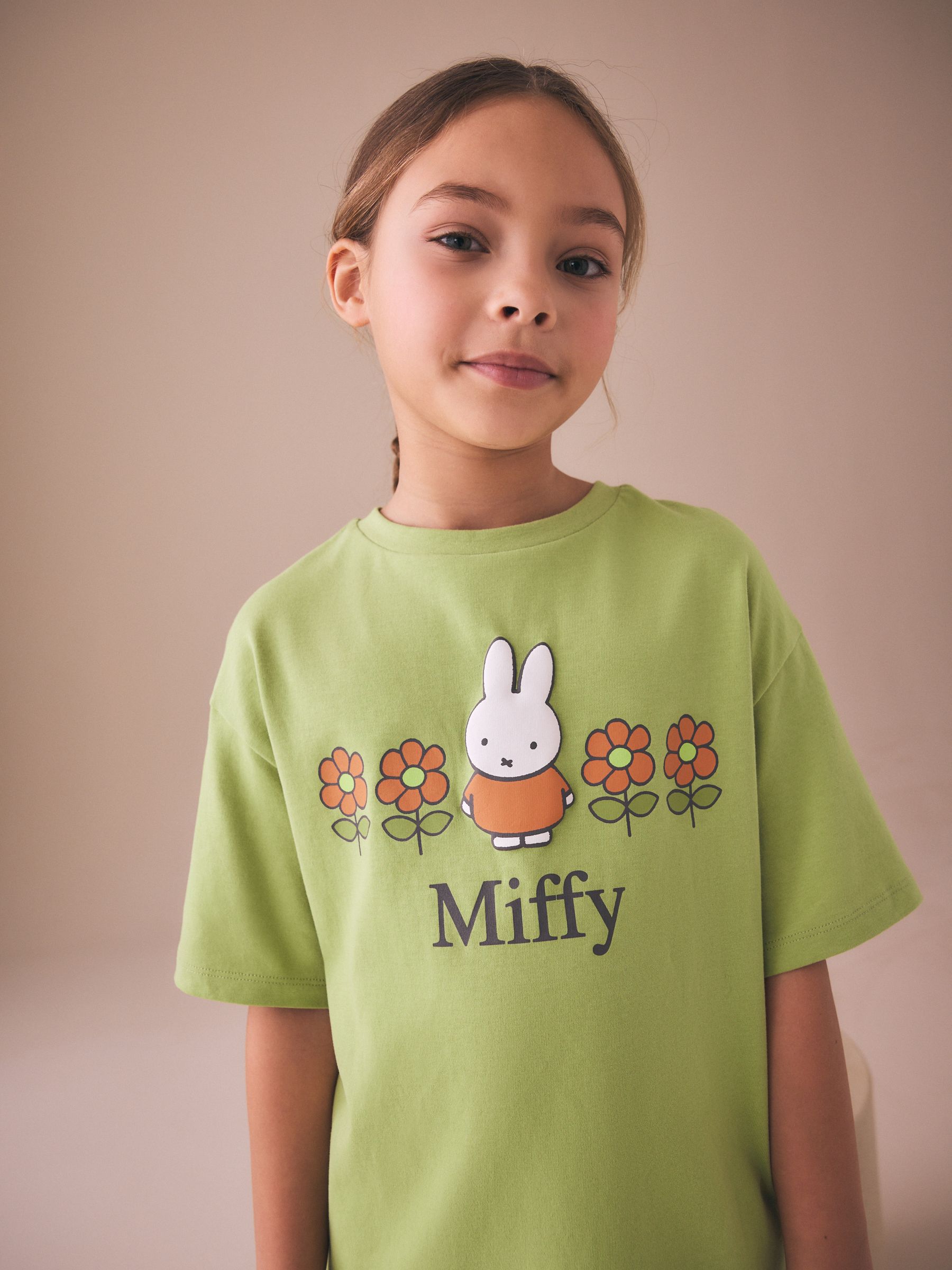Buy Green Miffy Oversized Graphic T-Shirt (3-16yrs) from the Next