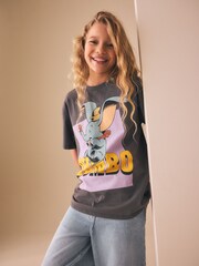 Grey Dumbo License Oversized Graphic T-Shirt (3-16yrs) - Image 3 of 4