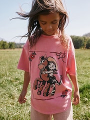 Red Jessie Oversized Toy Story Graphic Print T-Shirt (3-16yrs) - Image 1 of 8