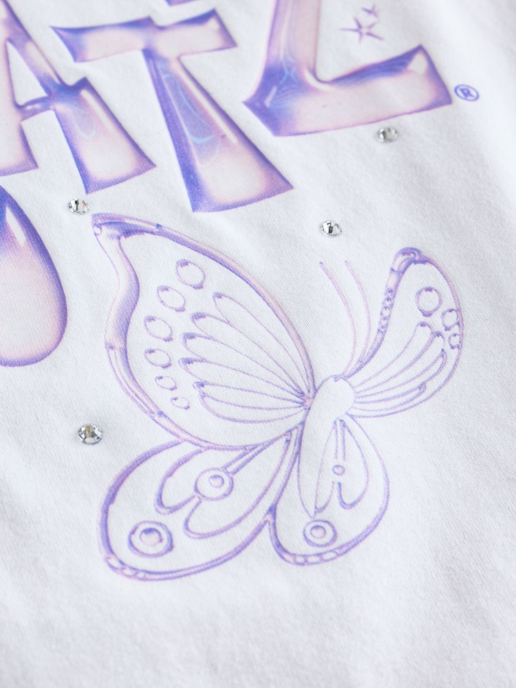 White Bratz License Oversized Graphic T-Shirt (3-16yrs) - Image 8 of 8