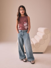 Purple Washed Kuromi Ribbed Vest (3-16yrs) - Image 2 of 9