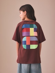 Brown FIFA License Oversized Graphic T-Shirt (3-16yrs) - Image 2 of 4