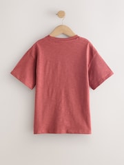 Rust Brown Sun Embroidered Oversized T-Shirt (3-16yrs) - Image 6 of 8