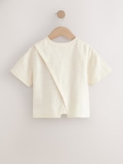 Ecru Tropics Embroidered Textured T-Shirt (3-16yrs) - Image 6 of 8