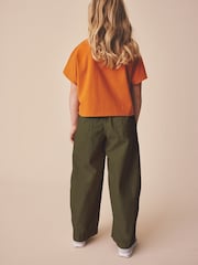 Orange Popcorn - Tricou cu croi pătrat cu model grafic (3-16yrs) - Imaginea 3 din 8