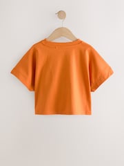 Orange Popcorn - Tricou cu croi pătrat cu model grafic (3-16yrs) - Imaginea 6 din 8