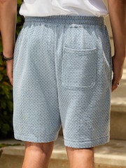 نیلا - Waffle Texture Drawstring Waist Shorts - تصویر 2 از 12