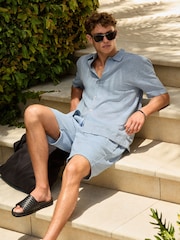 نیلا - Waffle Texture Drawstring Waist Shorts - تصویر 7 از 12