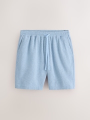 نیلا - Waffle Texture Drawstring Waist Shorts - تصویر 8 از 12