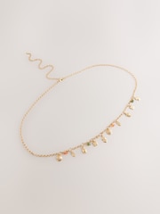 Gold - Kettengürtel mit Charme-Detail - Bild 4 von 6