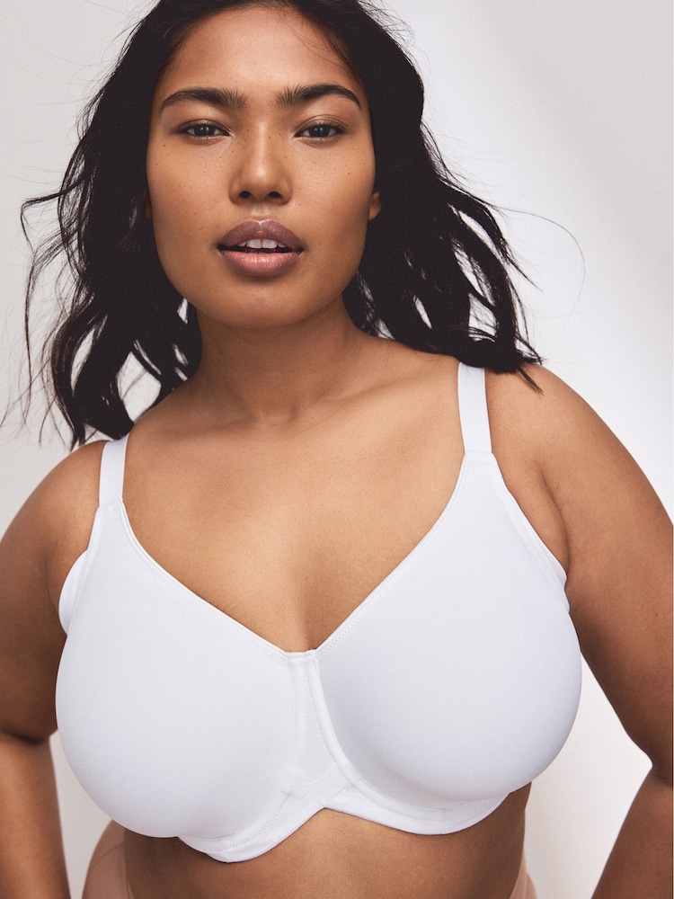 Praline Nude/Blanc - F-K Cup lissant sous les aisselles non rembourrés Lot de 2 soutiens-gorge ultra confortables à armatures - Image 2 de 5