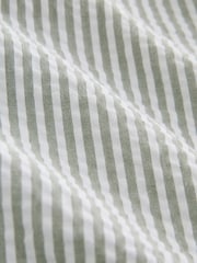 Sage Green Jersey Seersucker Stripe Shorts - Image 8 of 8