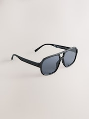 Black Aviator Sunglasses - Image 3 of 5