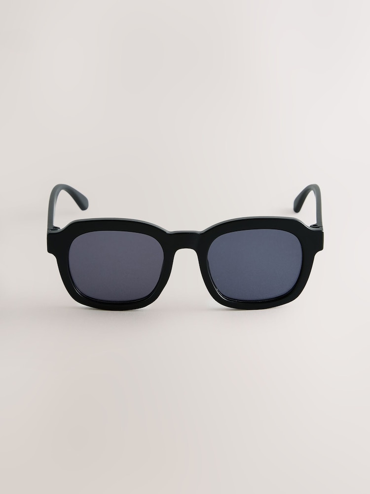 Матовый черный - Овальные солнцезащитные очки - Изображение 2 3