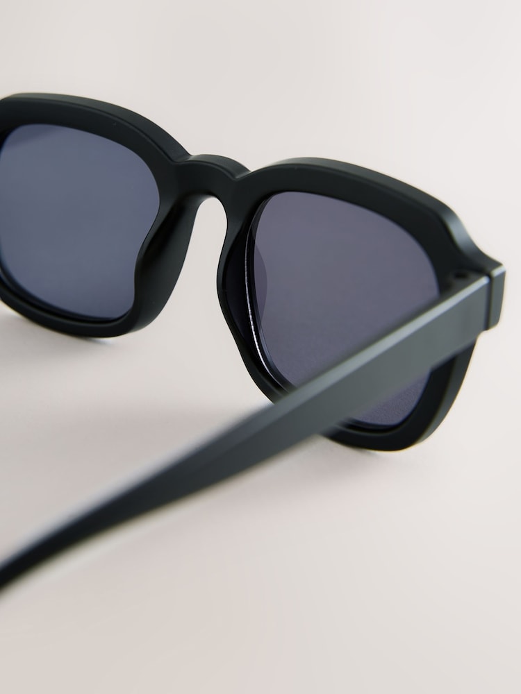 Матовый черный - Овальные солнцезащитные очки - Изображение 3 3