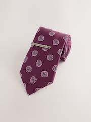 Red Pattern Tie - Image 1 of 3