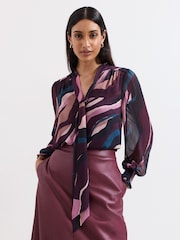 Phase Eight Blue Selby Blouse - Image 1 of 8