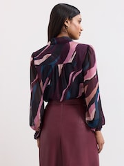 Phase Eight Blue Selby Blouse - Image 2 of 8