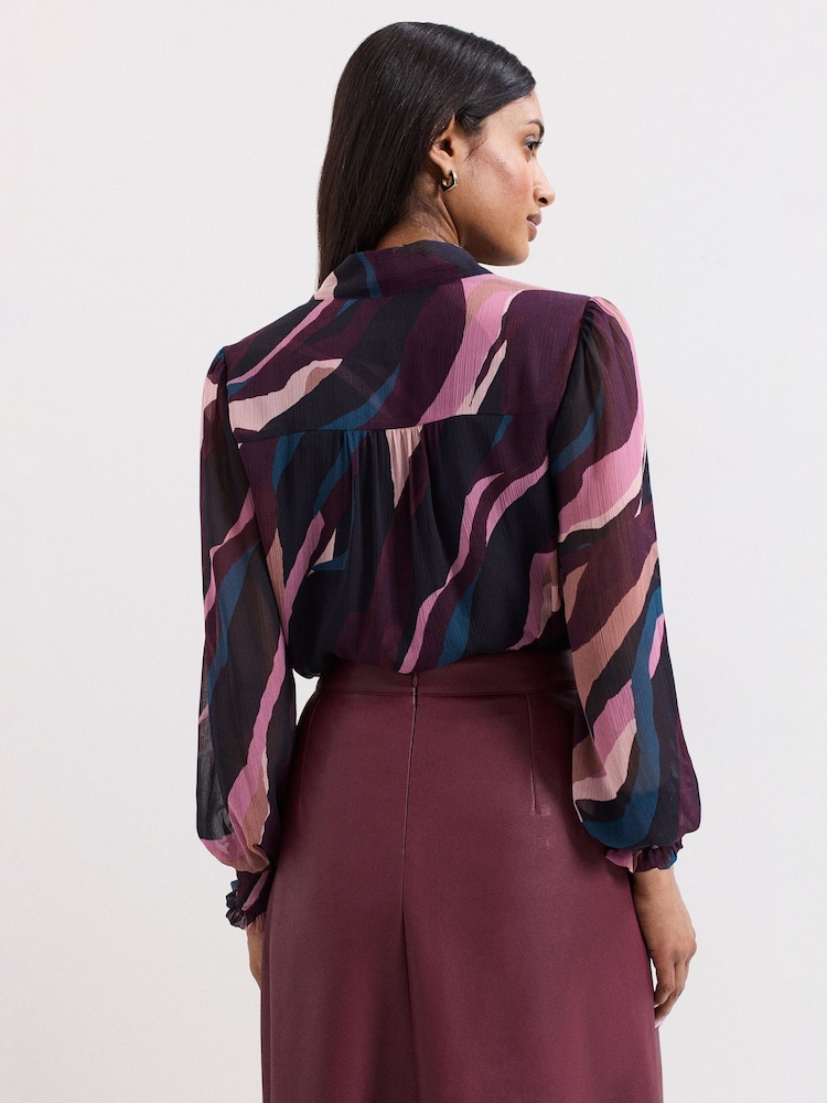 Phase Eight Blue Selby Blouse - Image 2 of 8