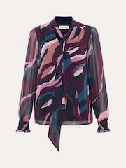 Phase Eight Blue Selby Blouse - Image 8 of 8