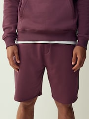 Burdeos - Clásico - Pantalones cortos de punto cardado - Imagen 1 de 4