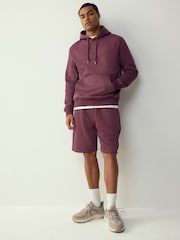 Burdeos - Clásico - Pantalones cortos de punto cardado - Imagen 2 de 4