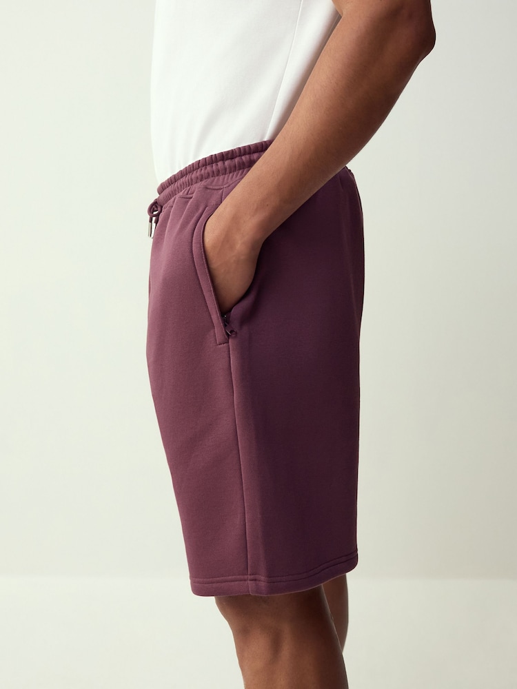 Burdeos - Clásico - Pantalones cortos de punto cardado - Imagen 4 de 4