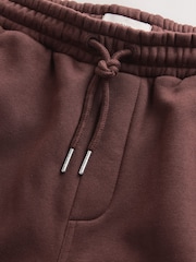 Burgundy Classic Brushed Jersey Shorts - Image 6 of 7