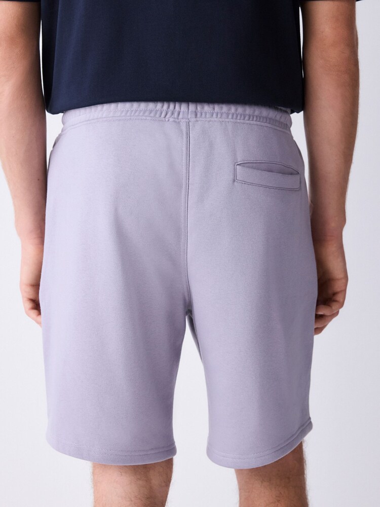 Lilac Purple Brushed Jersey Shorts - Image 2 of 9