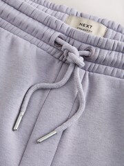 Lilac Purple Brushed Jersey Shorts - Image 7 of 9