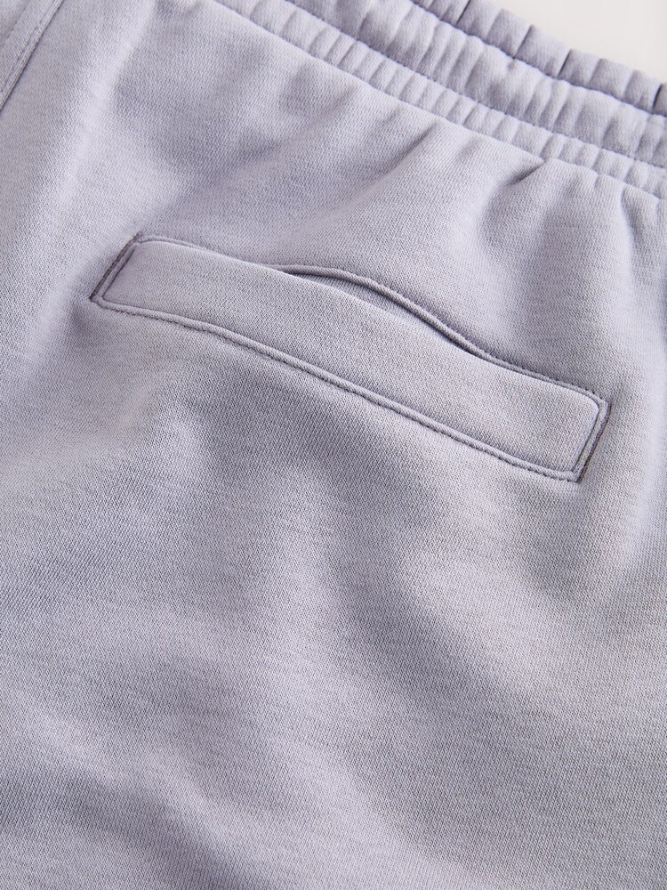 Lilac Purple Brushed Jersey Shorts - Image 9 of 9