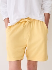 Yellow Garment Dyed Jersey Shorts - Image 1 of 10