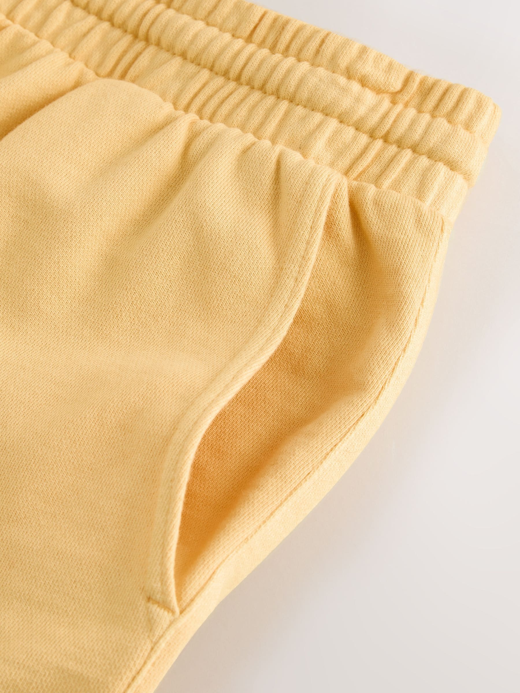 Buy Yellow Garment Dyed 7 Inch Jersey Shorts from Next USA