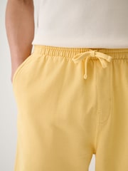 Yellow Garment Dyed Jersey Shorts - Image 6 of 10