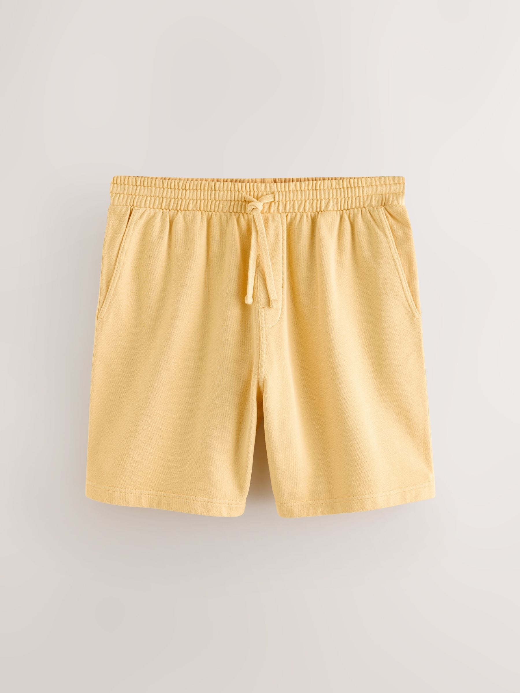 Buy Yellow Garment Dyed 7 Inch Jersey Shorts from Next USA