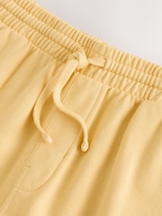 Yellow Garment Dyed Jersey Shorts - Image 8 of 10