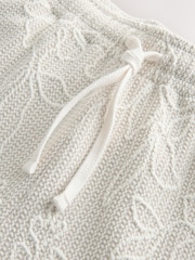 Neutral Jersey Floral Patterned Shorts - Image 2 of 3