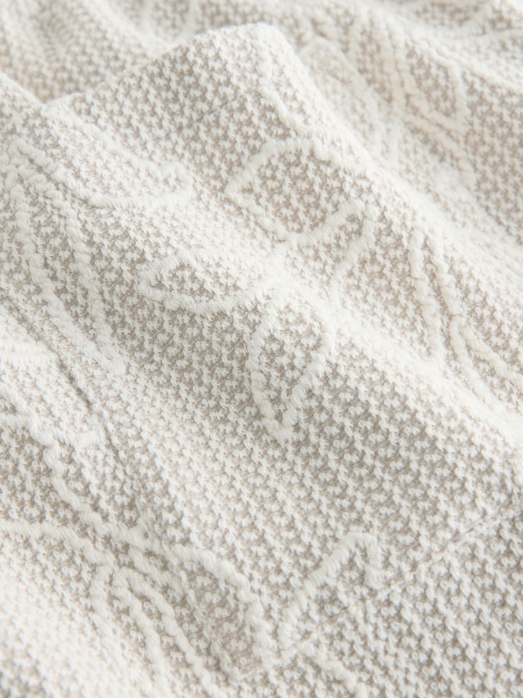 Neutral Jersey Floral Patterned Shorts - Image 3 of 3