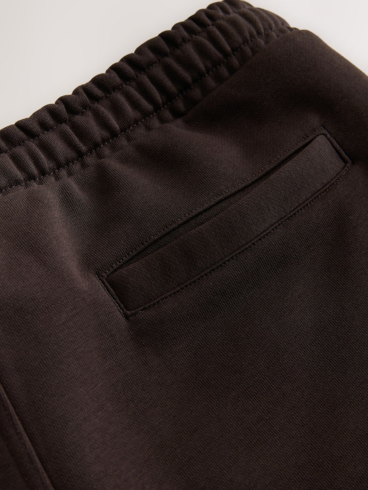 Brown Jersey Matisse Graphic Shorts - Image 4 of 4