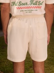 本色白色 - 球衣图案短裤 - 图片2 / 9