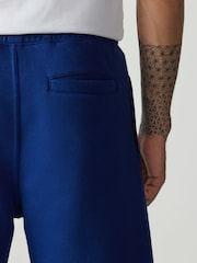 Cobalt Blue Classic Brushed Jersey Shorts - Image 3 of 10