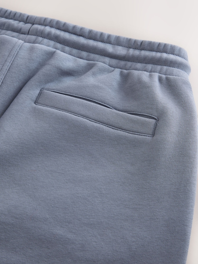 Steel Blue Single Brushed Jersey 7 Inch Shorts - Image 10 of 10