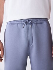 Steel Blue Classic Brushed Jersey Shorts - Image 4 of 5