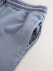 Steel Blue Single Brushed Jersey 7 Inch Shorts - Image 9 of 10