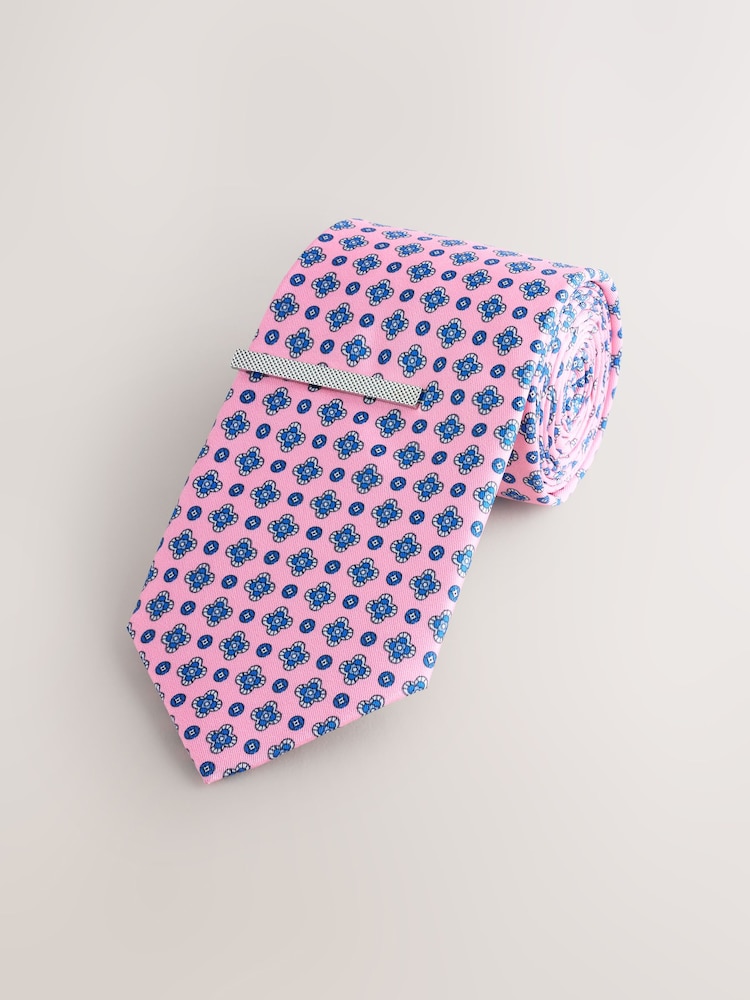 Light Pink Pattern Tie - Image 1 of 3