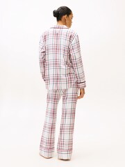 Tommy Hilfiger Cream Essential Flannel Pyjamas - Image 2 of 6