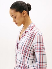 Tommy Hilfiger Cream Essential Flannel Pyjamas - Image 4 of 6
