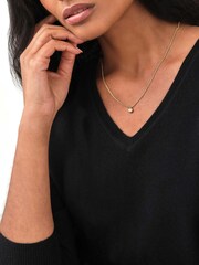 Pure Cashmere V-Neck Jumper - Image 3 of 3