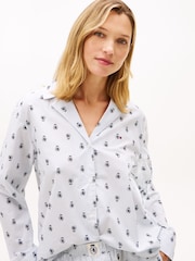 Tommy Hilfiger Print Poplin Pyjama Shirt - Imagen 3 de 4