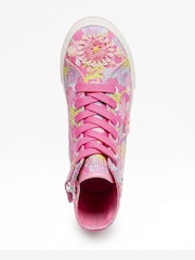 Lelli Kelly Pink Eloise High Top Trainers - Image 3 of 6